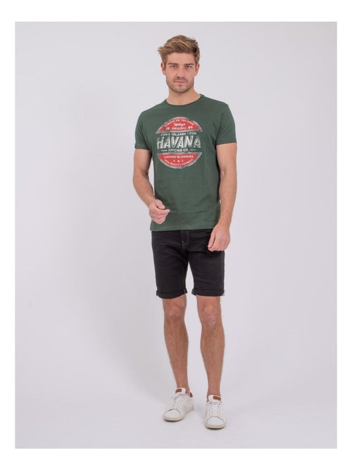 T-shirt maniche corte girocollo puro cotone NUMATIS - Kiabi