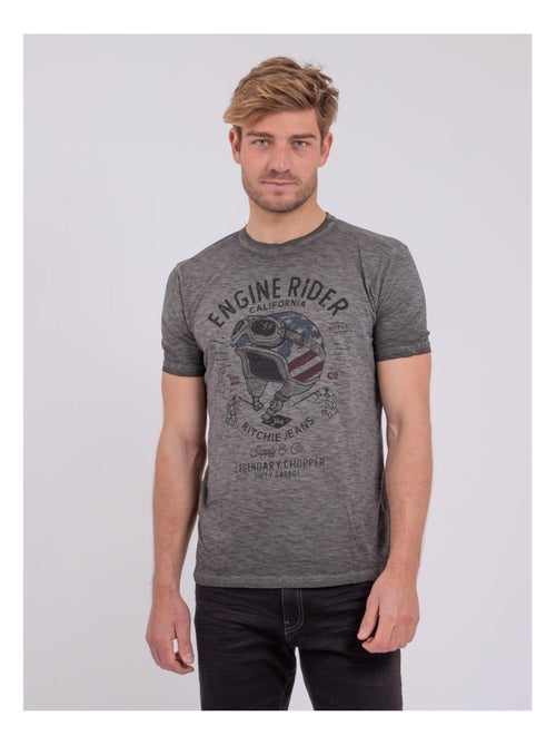 T-shirt maniche corte girocollo puro cotone NUMELWIN - Kiabi
