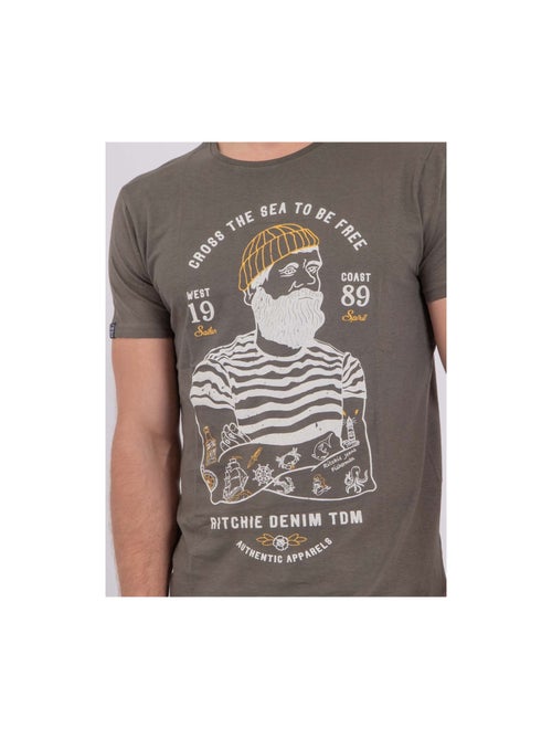 T-shirt maniche corte girocollo puro cotone NUPLATON - Kiabi