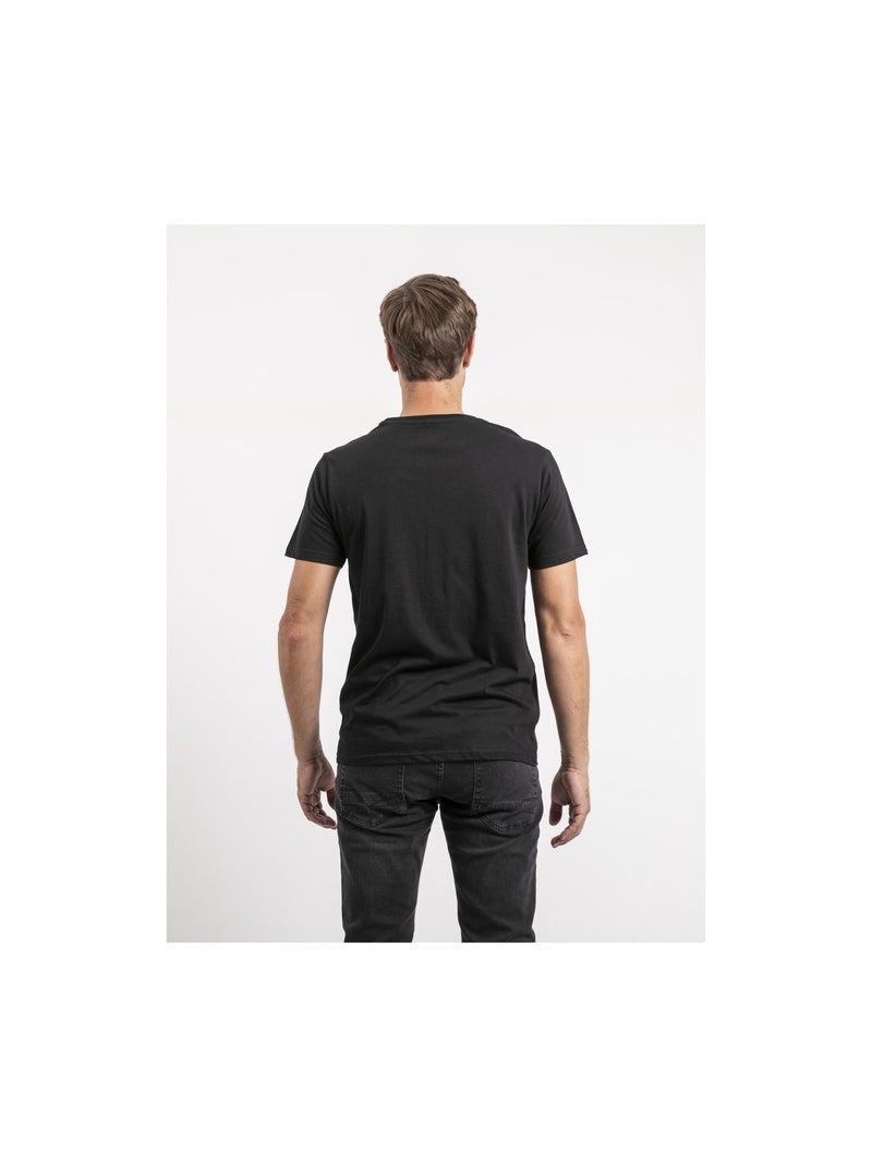 T-shirt maniche corte puro cotone JAMONIX Nero - Kiabi