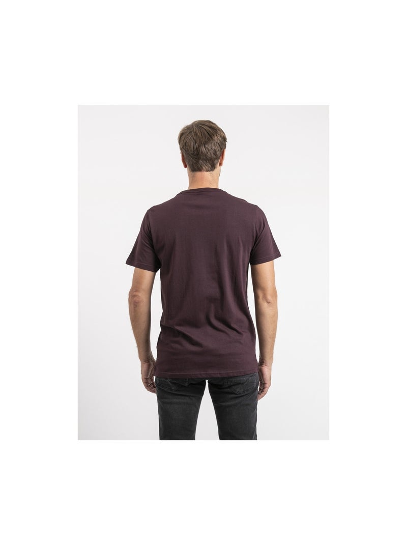 T-shirt maniche corte puro cotone JAMONIX Viola - Kiabi