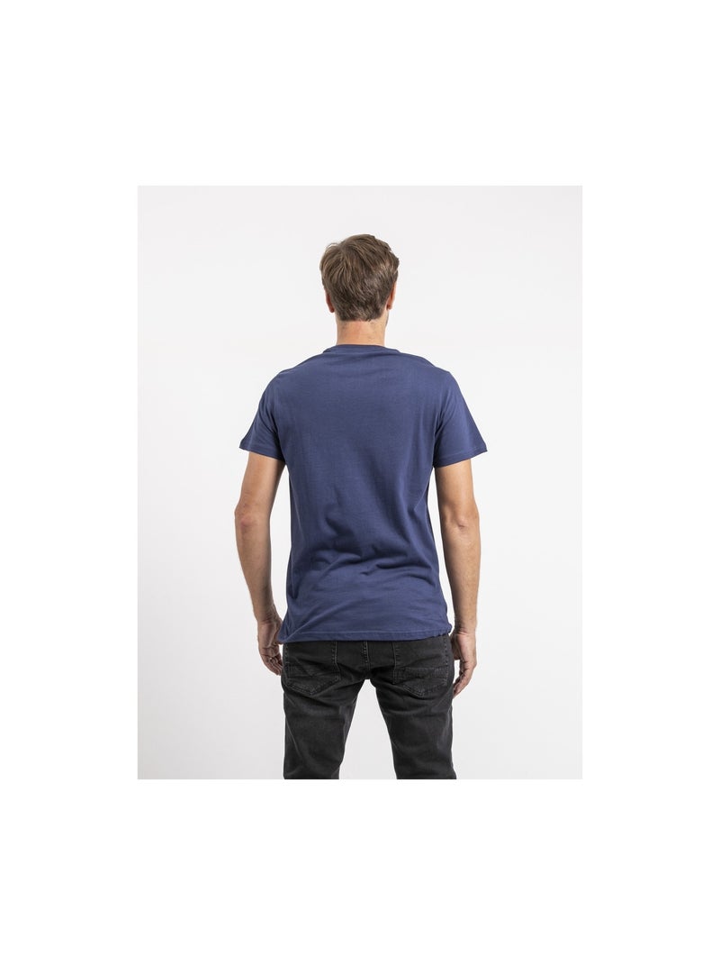 T-shirt maniche corte puro cotone JAMULER Blu - Kiabi