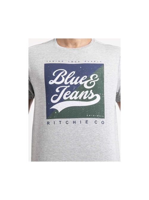 T-shirt maniche corte puro cotone JAMULER - Kiabi