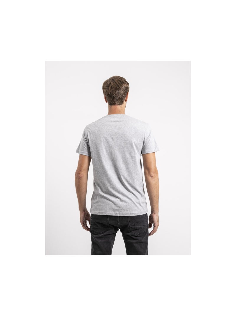T-shirt maniche corte puro cotone JAMULER Grigio - Kiabi