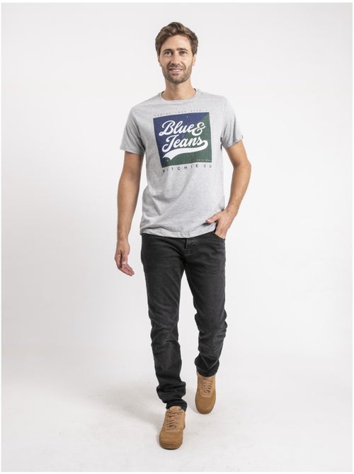 T-shirt maniche corte puro cotone JAMULER - Kiabi