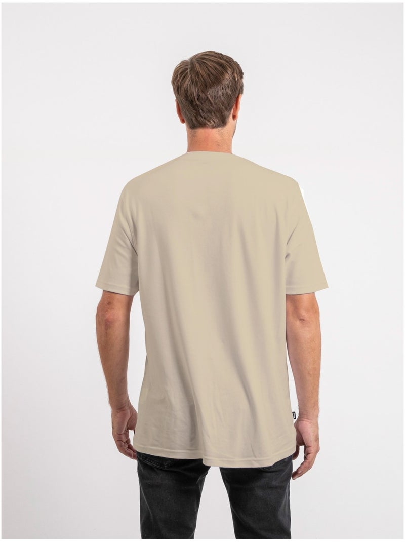 T-shirt maniche corte puro cotone oversize JOCITRON Beige - Kiabi