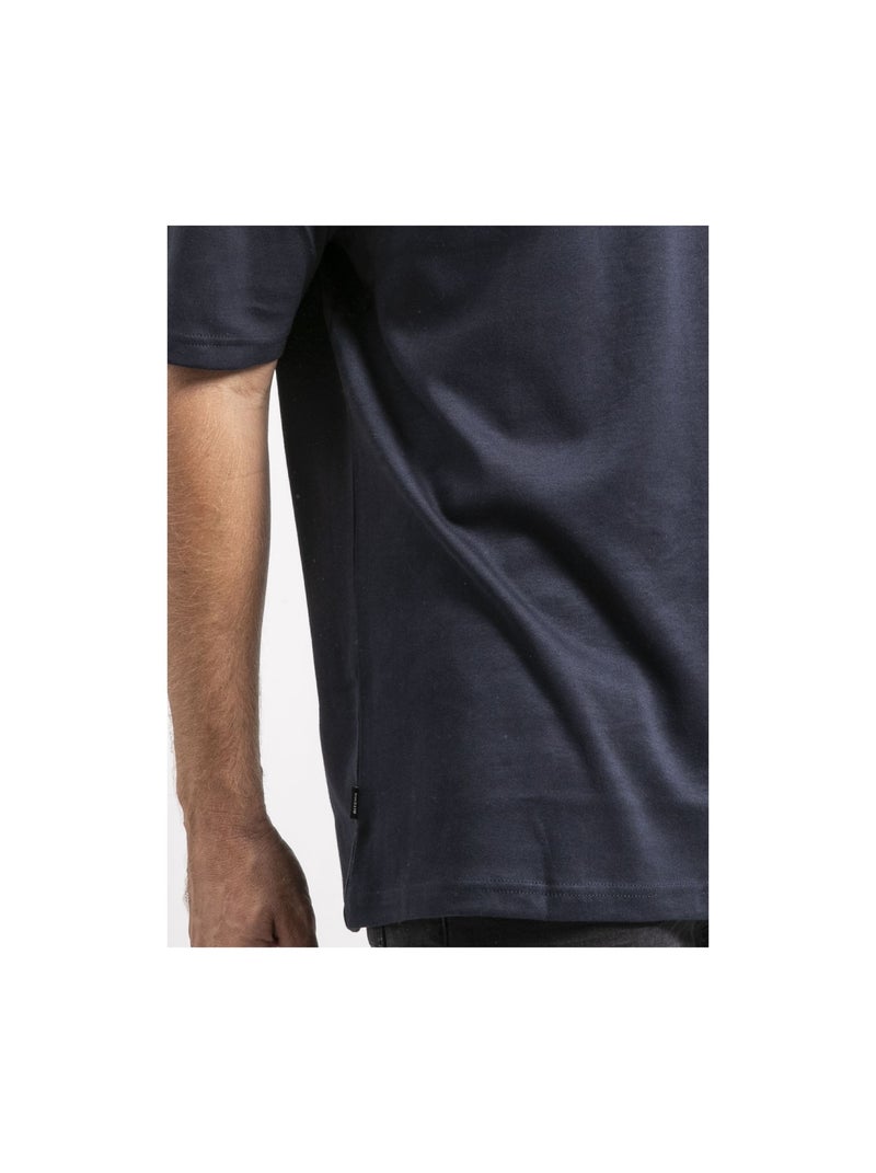 T-shirt maniche corte puro cotone oversize JOCITRON Blu marino - Kiabi