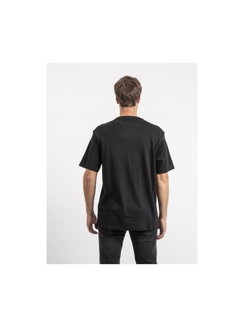 T-shirt maniche corte puro cotone oversize JOCITRON Nero - Kiabi