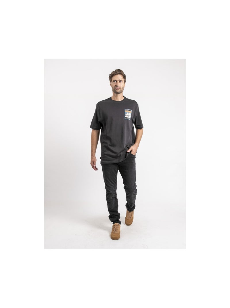 T-shirt maniche corte puro cotone oversize JOKAYAK Grigio - Kiabi