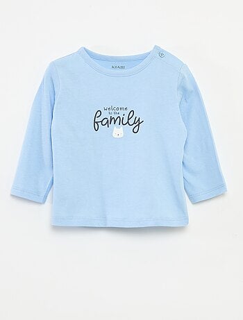 T-shirt maniche lunghe con decorazione