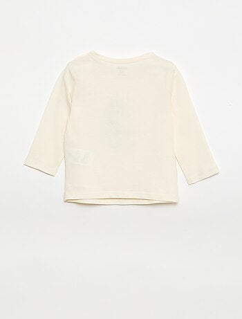 T-shirt maniche lunghe con decorazione