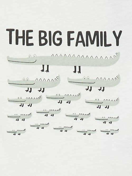 T-shirt maniche lunghe con decorazione - Kiabi