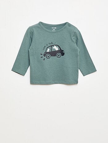 T-shirt maniche lunghe con decorazione