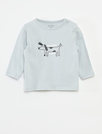 T-shirt maniche lunghe con decorazione