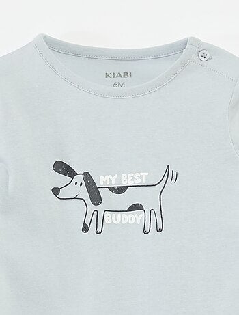 T-shirt maniche lunghe con decorazione