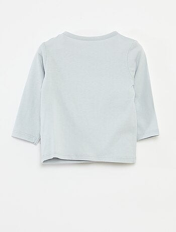 T-shirt maniche lunghe con decorazione