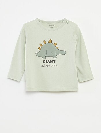 T-shirt maniche lunghe con decorazione