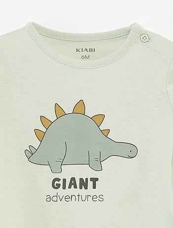 T-shirt maniche lunghe con decorazione