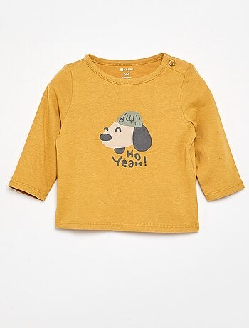 T-shirt maniche lunghe con decorazione