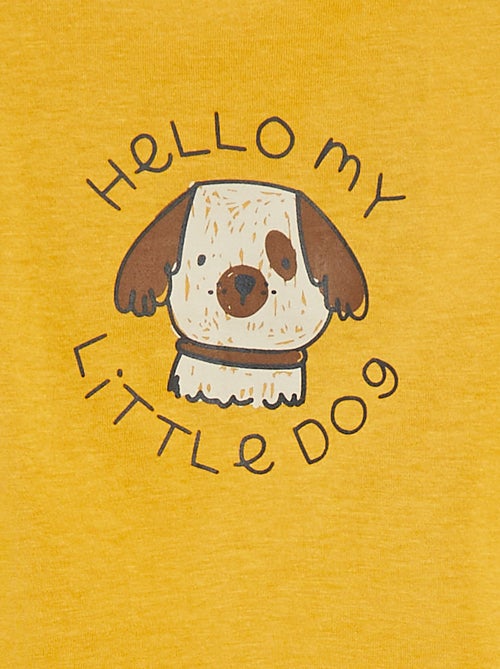 T-shirt maniche lunghe con decorazione - Kiabi