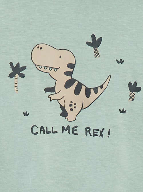 T-shirt maniche lunghe con decorazione - Kiabi