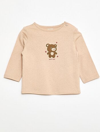 T-shirt maniche lunghe con stampa