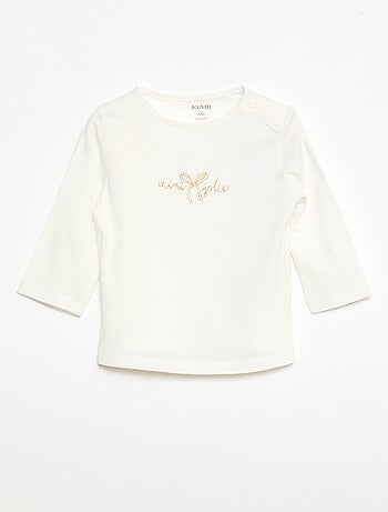 T-shirt maniche lunghe con stampa