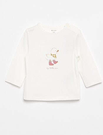 T-shirt maniche lunghe con stampa