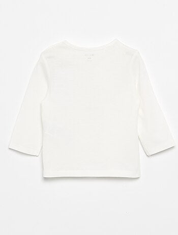 T-shirt maniche lunghe con stampa