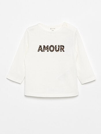 T-shirt maniche lunghe con stampa