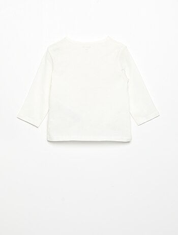 T-shirt a maniche lunghe stampato