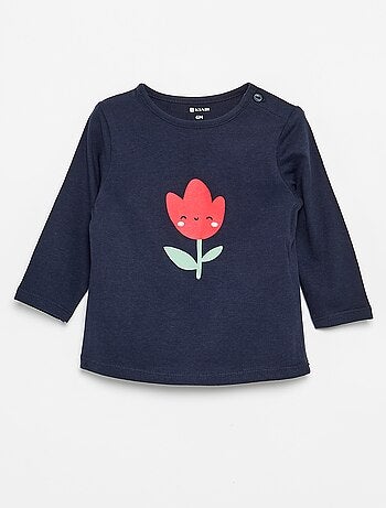T-shirt maniche lunghe con stampa