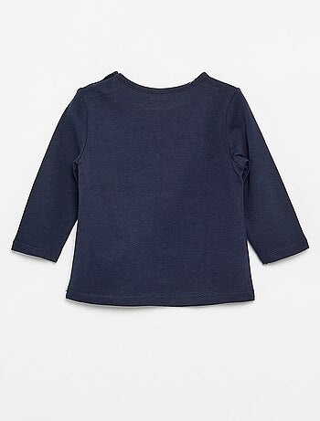 T-shirt maniche lunghe con stampa