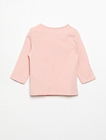T-shirt a maniche lunghe stampato