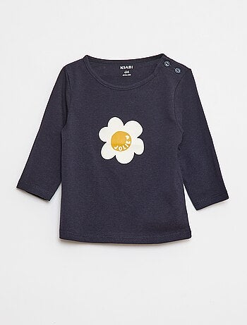 T-shirt maniche lunghe con stampa