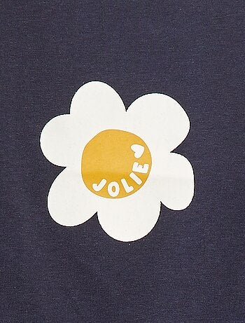 T-shirt maniche lunghe con stampa