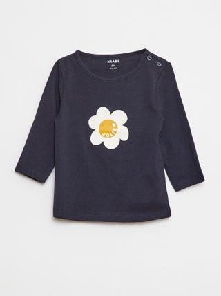 T-shirt maniche lunghe con stampa