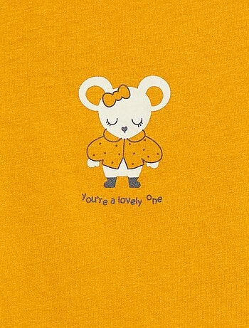 T-shirt maniche lunghe con stampa