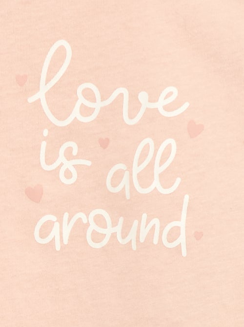 T-shirt maniche lunghe con stampa - Kiabi