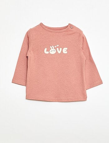 T-shirt maniche lunghe con stampa