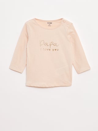 T-shirt maniche lunghe con stampa