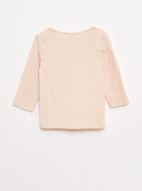 T-shirt maniche lunghe con stampa - Kiabi