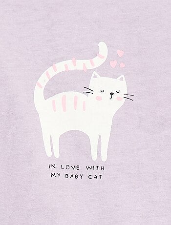 T-shirt maniche lunghe con stampa