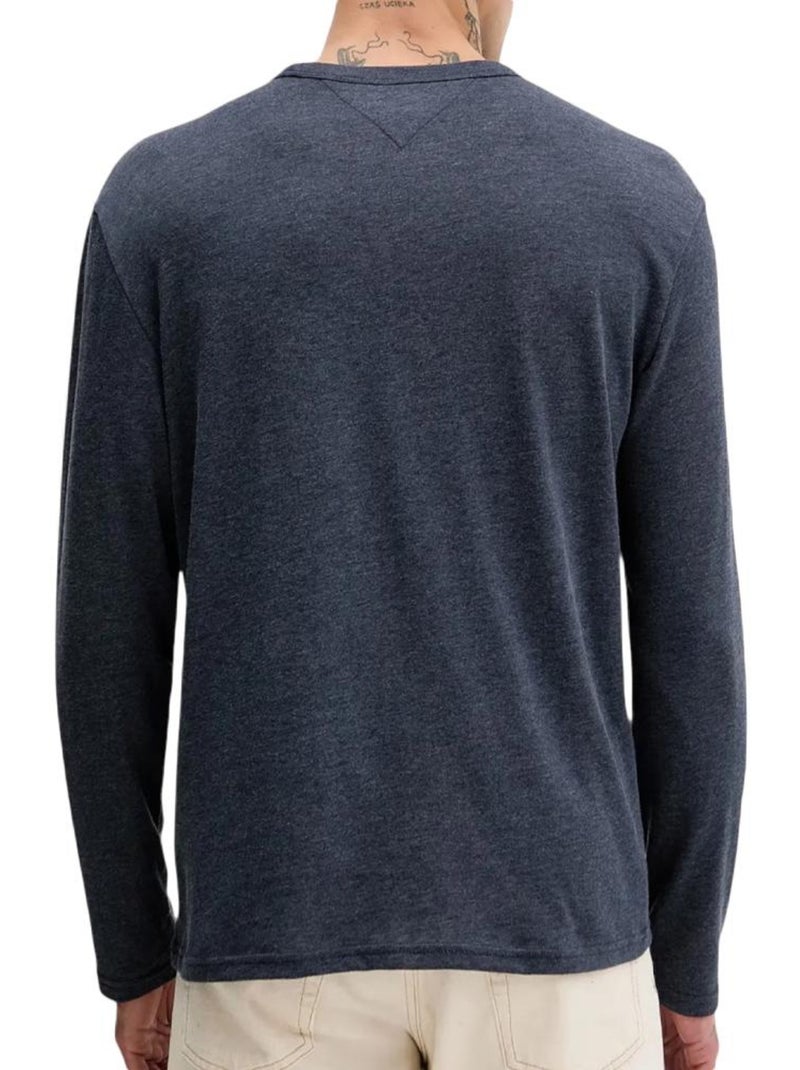T-shirt maniche lunghe da uomo tommy hilfiger Nero - Kiabi