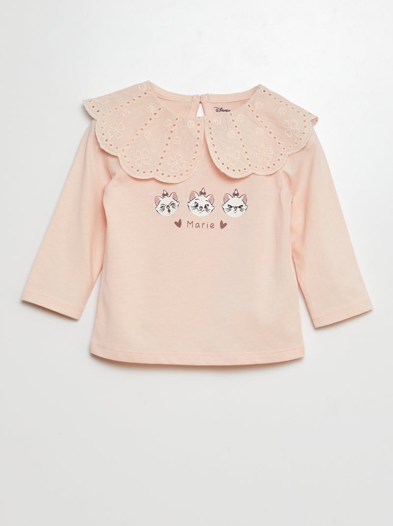 T-shirt maniche lunghe 'Disney' 'Cip e Ciop' - ROSA - Kiabi