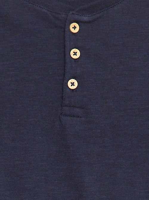 T-shirt maniche lunghe e collo serafino - Kiabi