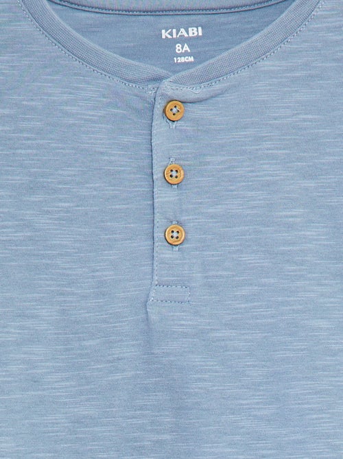 T-shirt maniche lunghe e collo serafino - Kiabi