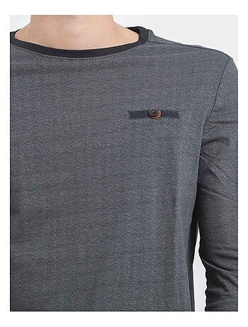 T-shirt maniche lunghe girocollo puro cotone JACOU