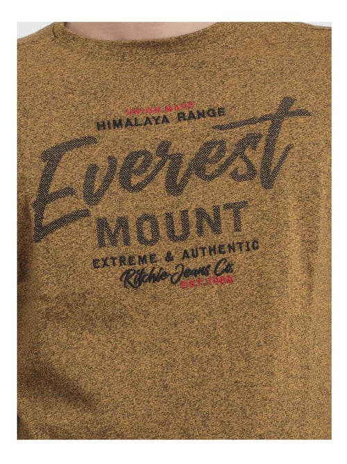 T-shirt maniche lunghe girocollo puro cotone JAMACLOU - Kiabi