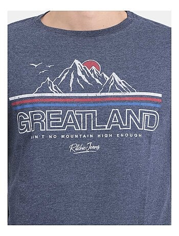 T-shirt maniche lunghe girocollo puro cotone riciclato JORIMUX